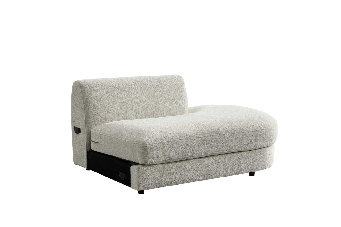 Monaco Beige Right Chaise