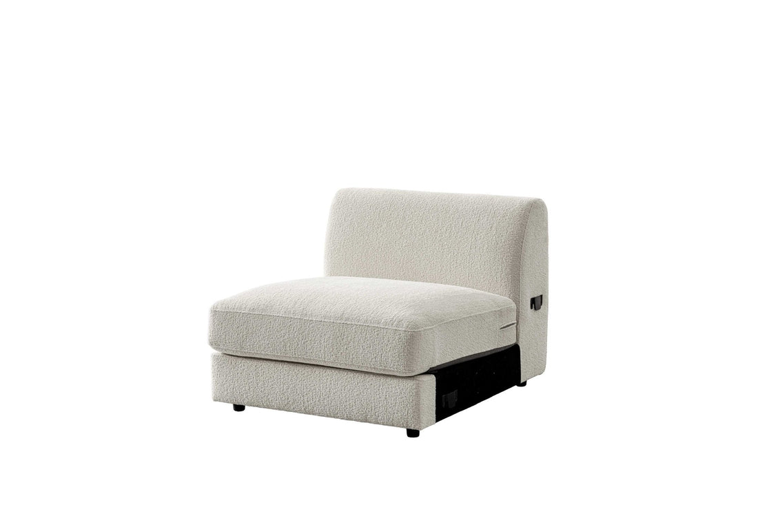 Monaco Beige Armless Chair