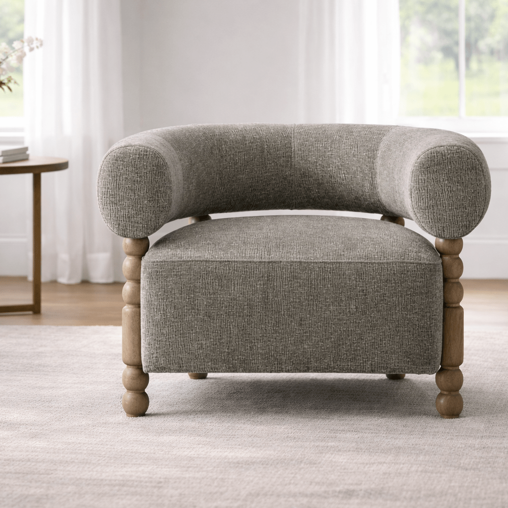 Monaco Grey Accent Chair