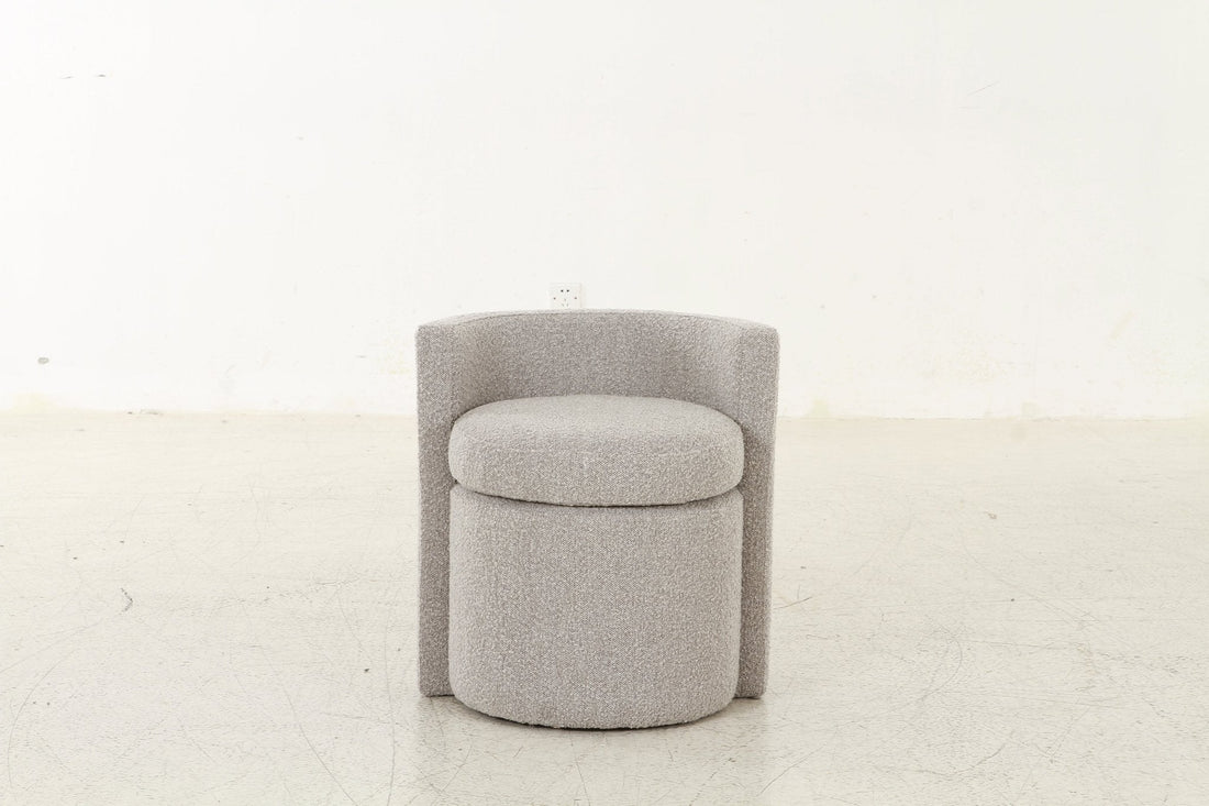 Mono Grey Ottoman