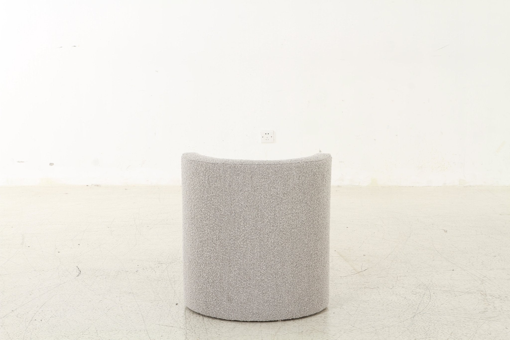 Mono Grey Ottoman