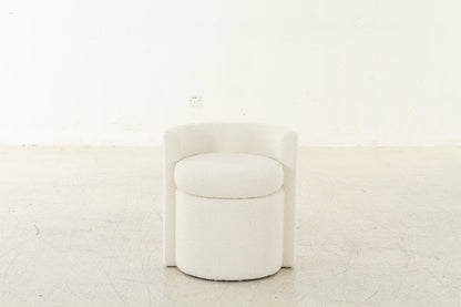 Mono off White Ottoman