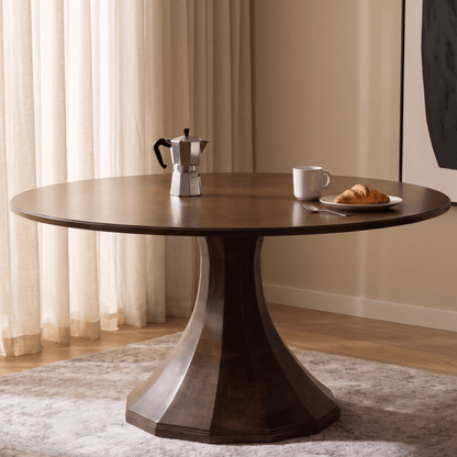 Monolith Mango Wood Round Dining table