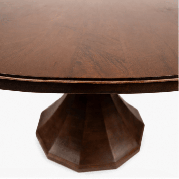Monolith Mango Wood Round Dining table