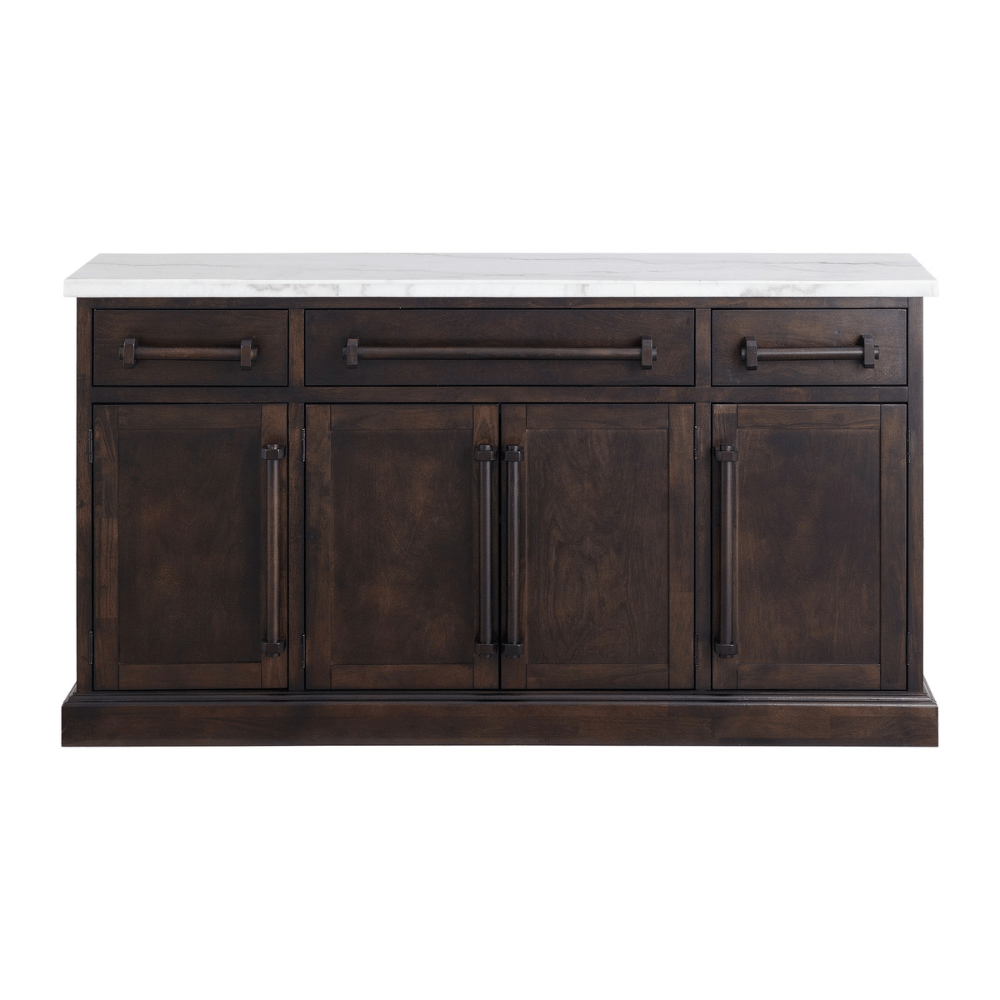 Monticello White Marble Buffet