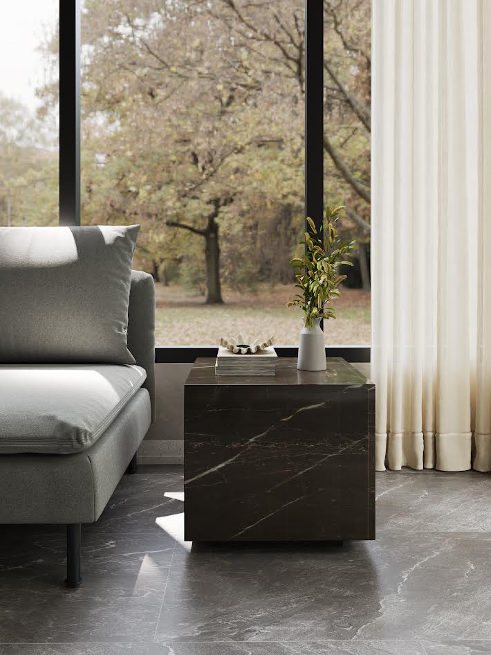 Moonstone Marble Side Table