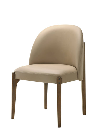 Morgans Brown Leather Dining Chair