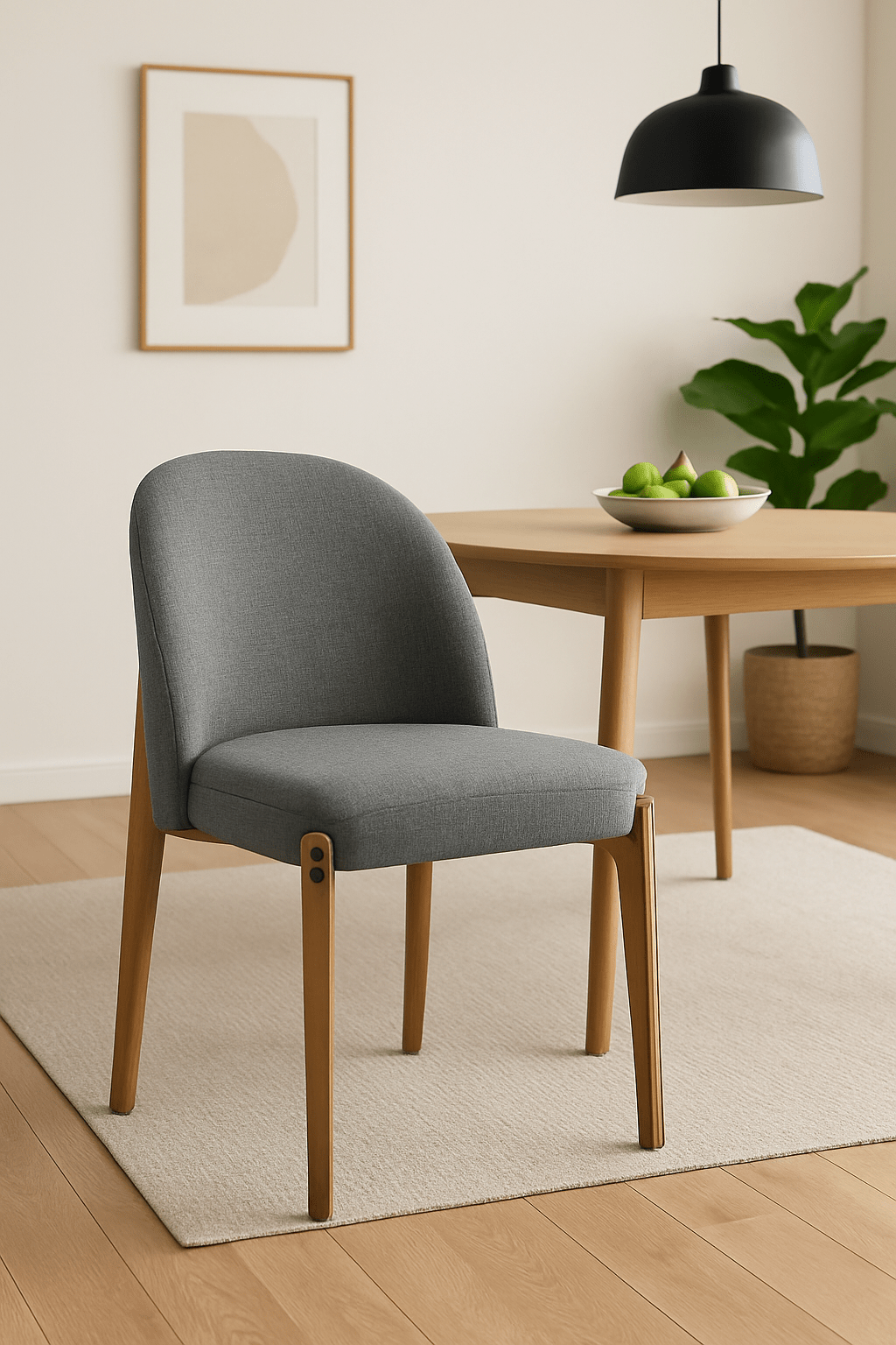 Morgans Dark Gray Dining Chair