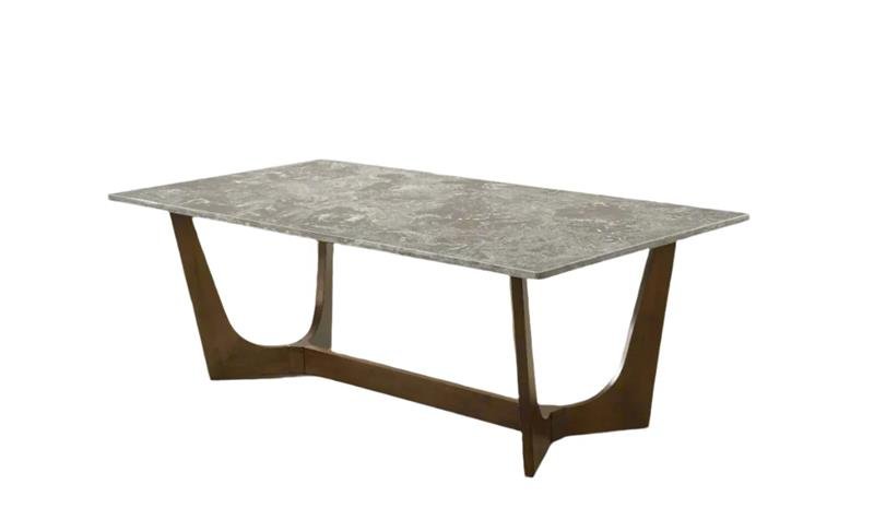 Morgans Grey Marble Dining Table 8 Seater SET
