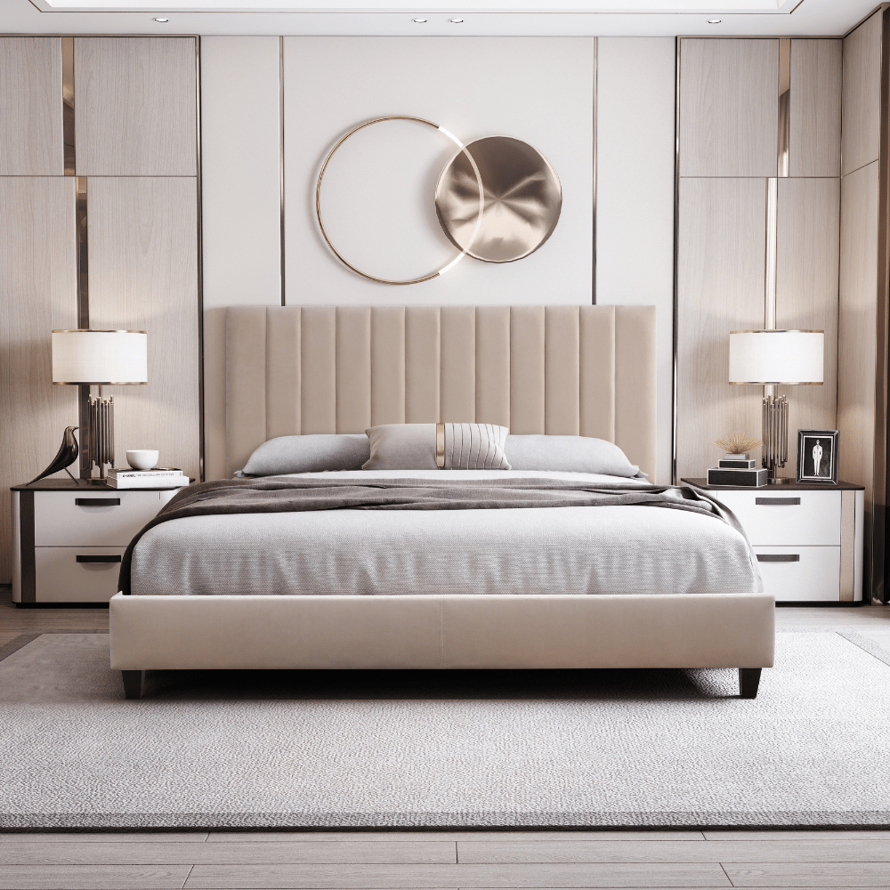 MR Beige Bed