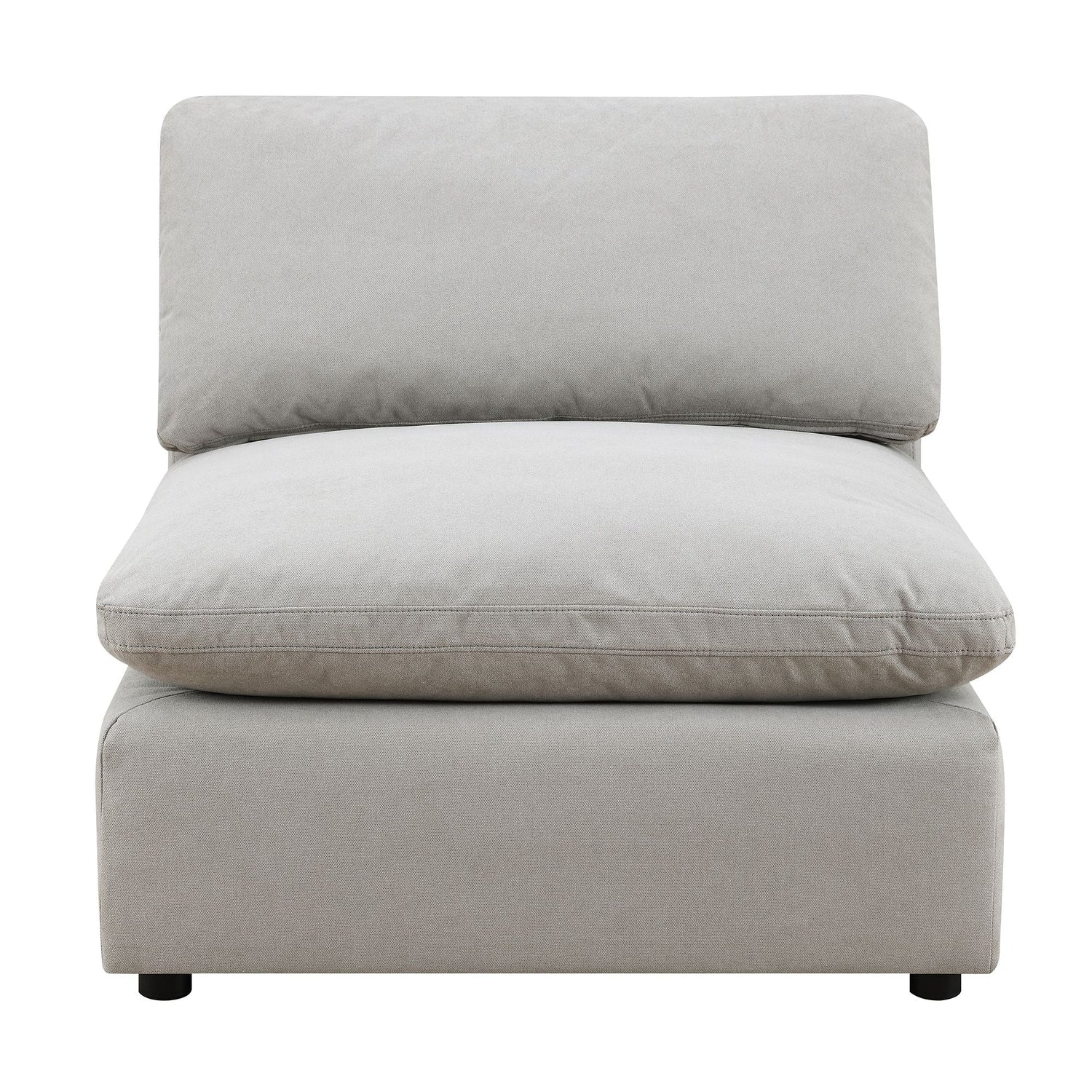 Cloud 9  Light Grey Sectional with Hardy Occasional(Coffe Table1/End Table1)