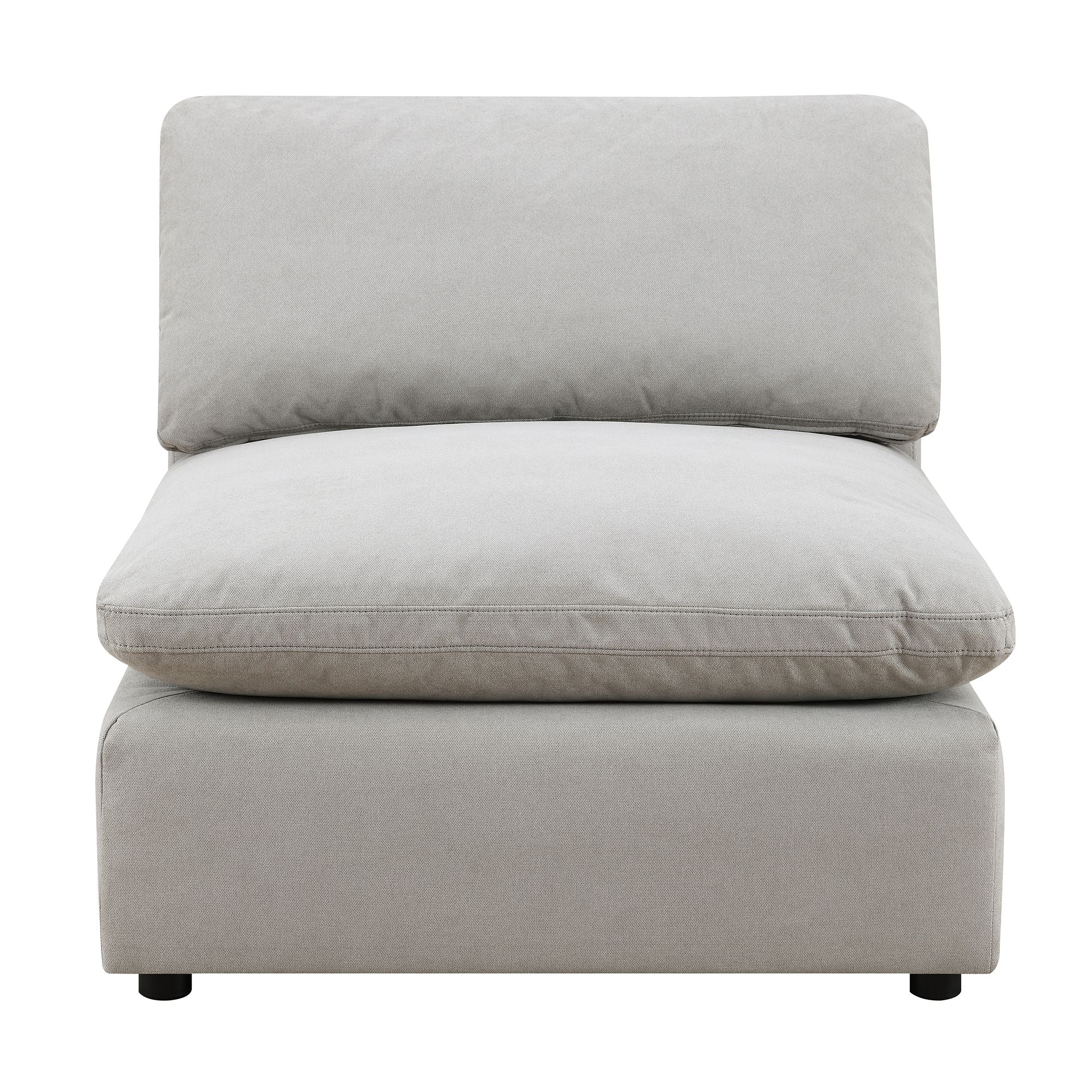 Cloud 9  Light Grey Sectional with Hardy Occasional(Coffe Table1/End Table1)