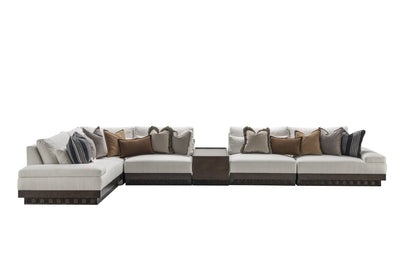Najdi Majlis Modular Sectional W/Wooden Table W363XD313