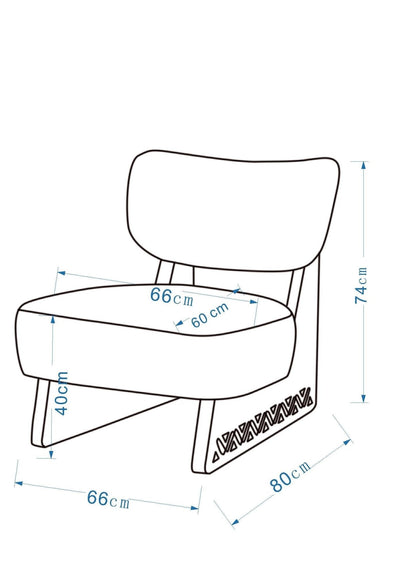 Najdi Majlis Modular Patterend Accent Chair