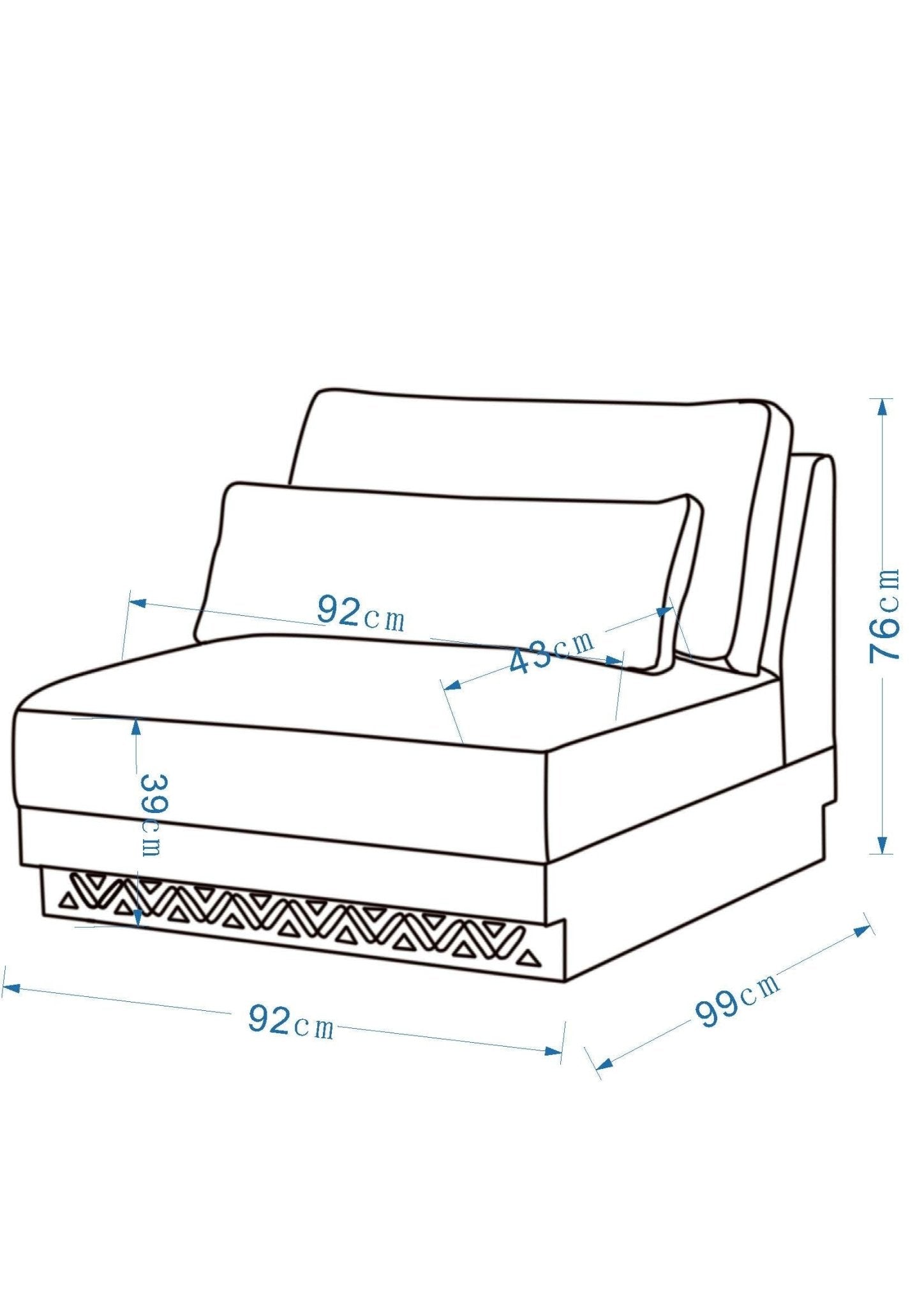 Najdi Majlis Modular Sectional Set