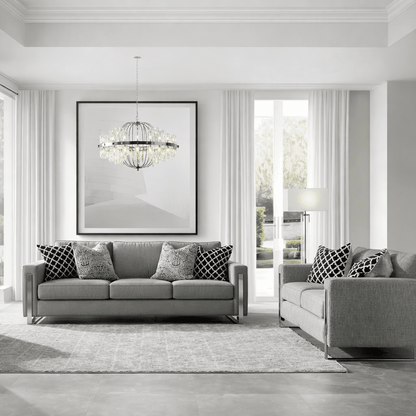 Najla Grey Sofa (164cm)
