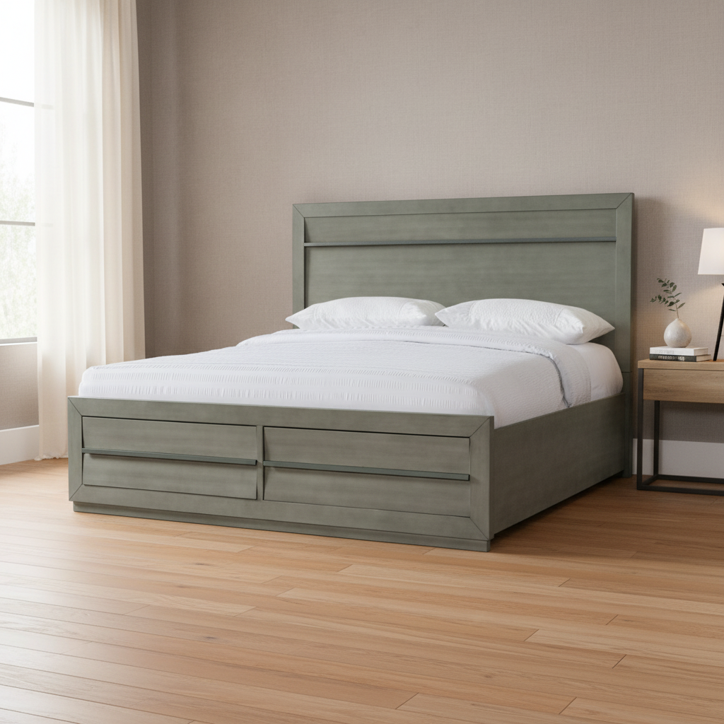 Nashville Grey Bed