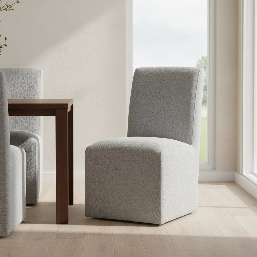 Nero Dining Side Chair (2 per carton) W/Grey Fabric