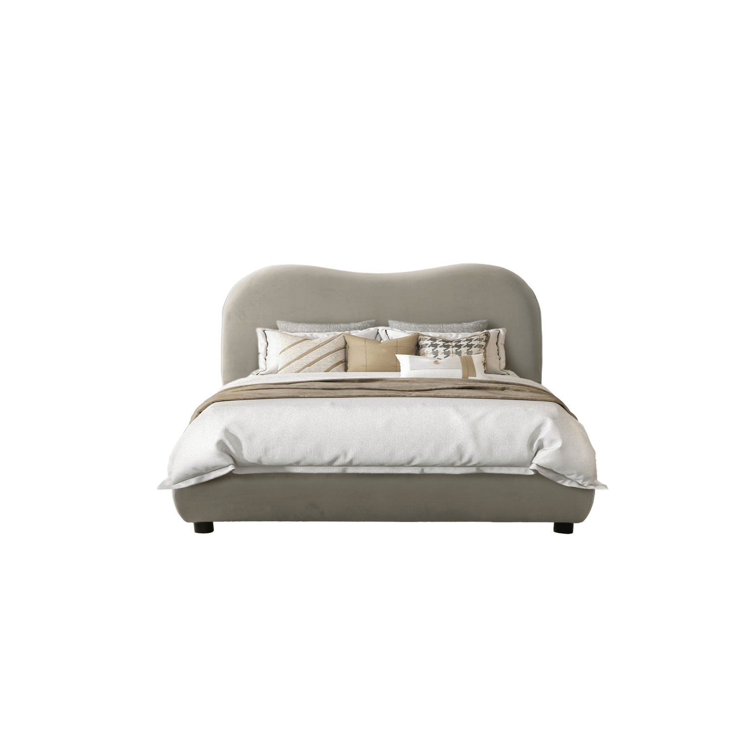 Newcastle Brown Upholstered Bed