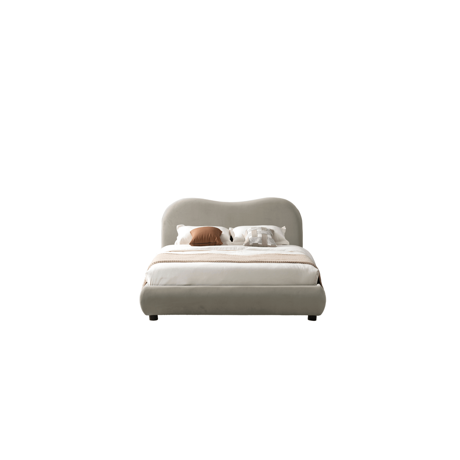 Newcastle Brown Upholstered Bed