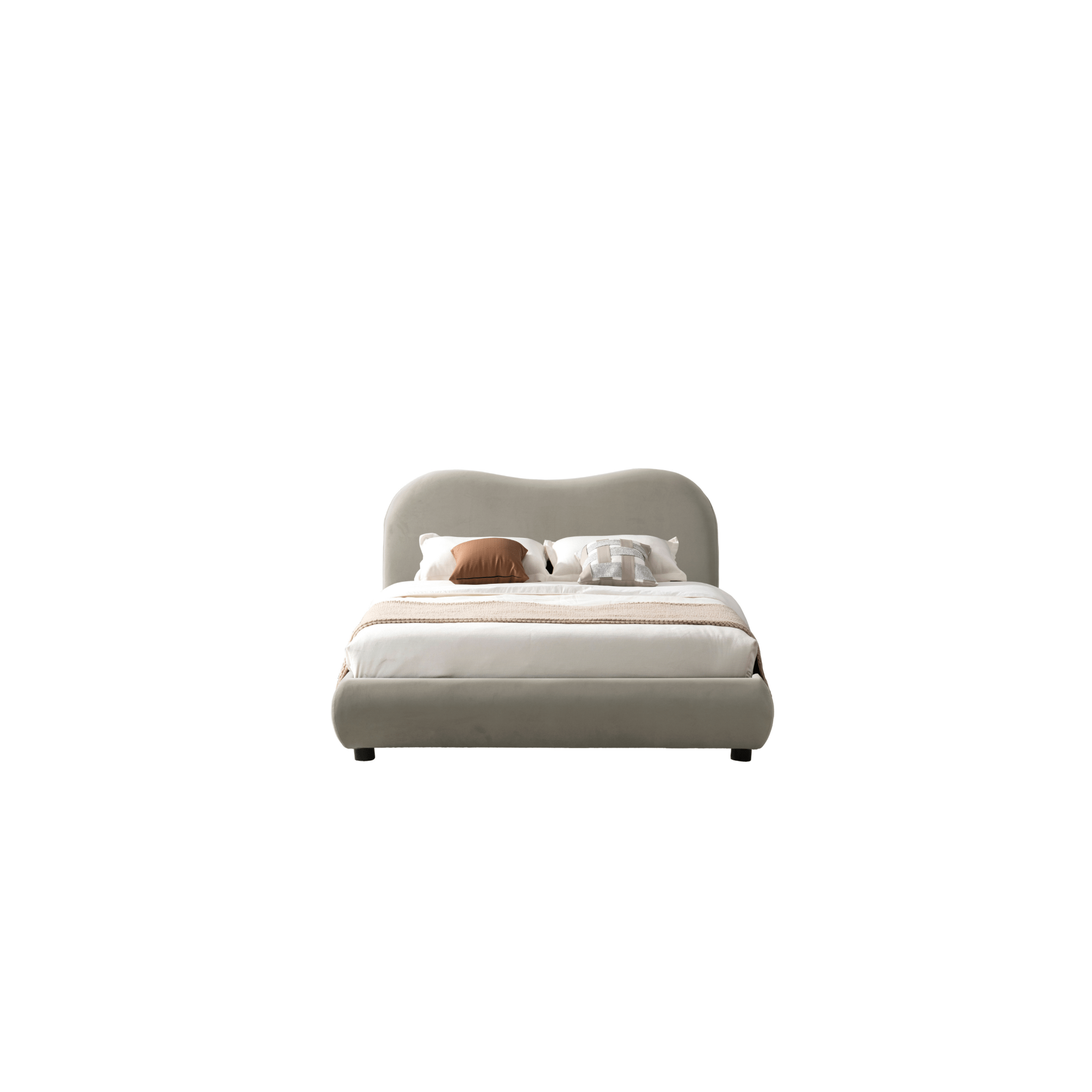 Newcastle Brown Upholstered Bed