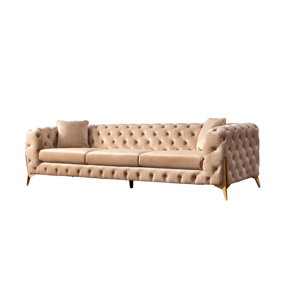 Onda Beige 3 Seater Sofa