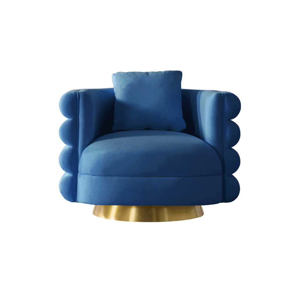 Oro Blue Living Room Set