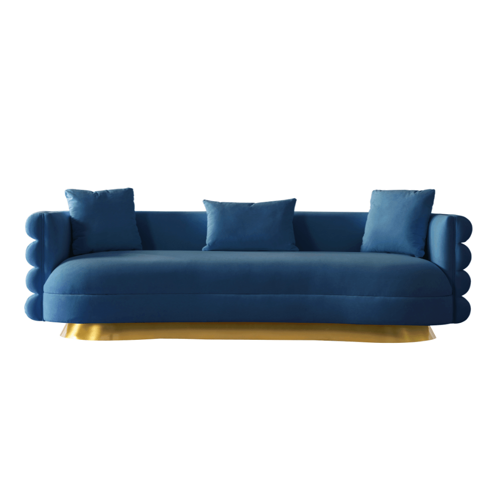 Oro Blue Living Room Set