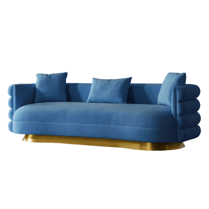 Oro Blue Living Room Set