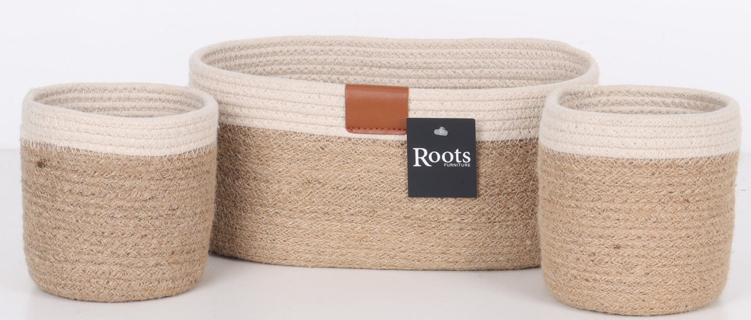 OVAL BASKET S/3