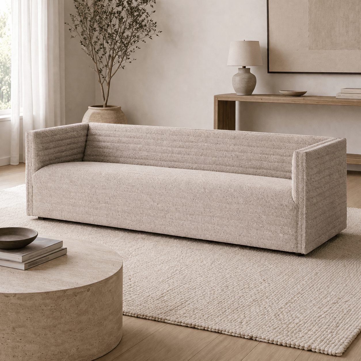 Padma Beige Loveseat