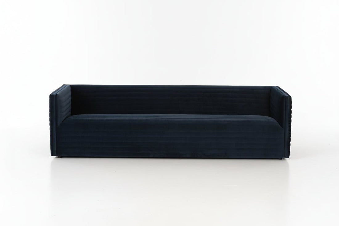 Padma Velvet Blue Sofa
