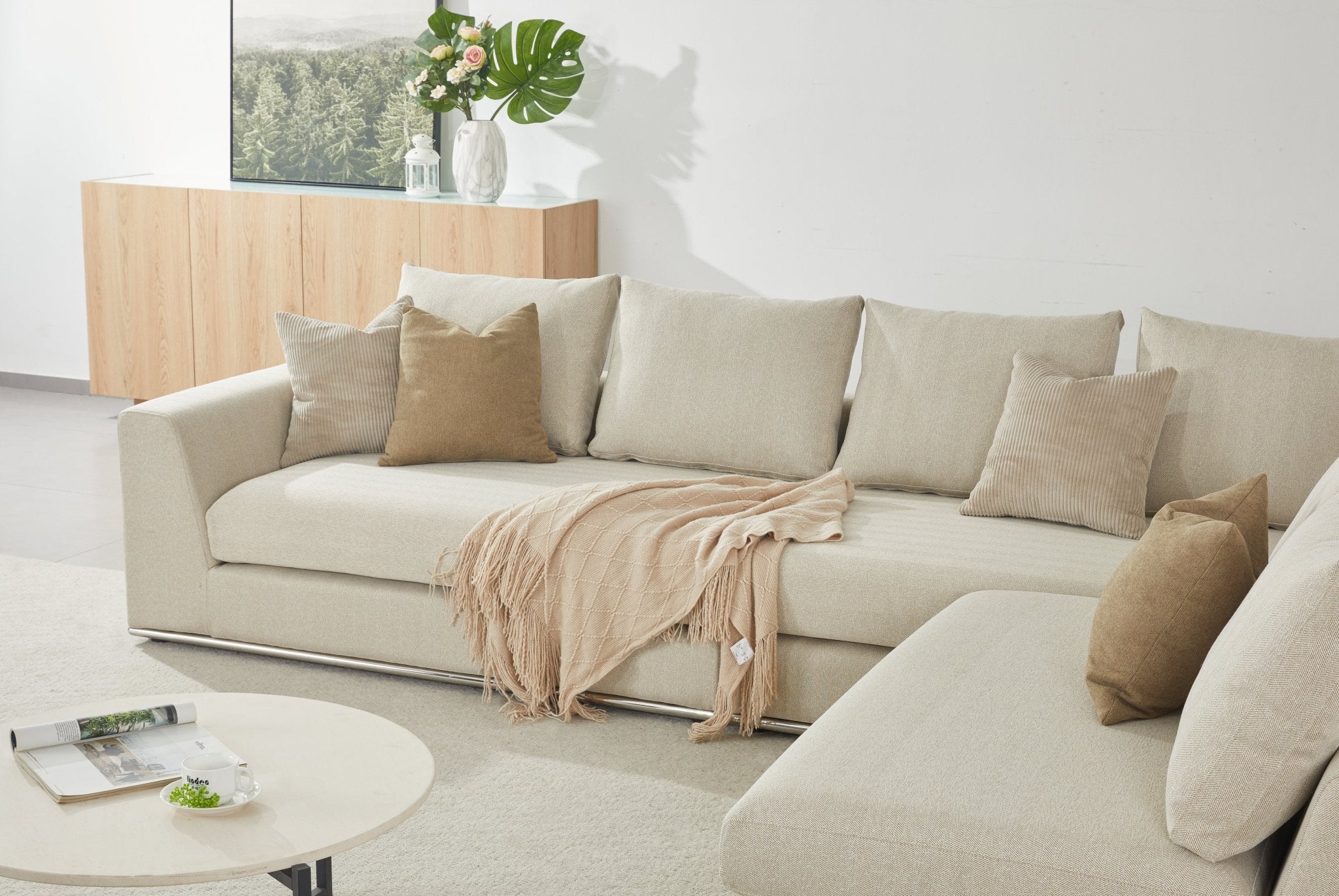 Paris Beige LAF 1.5 Seater (154CM)