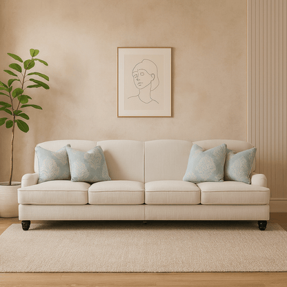 Pastel Pattern 4 Seater Sofa