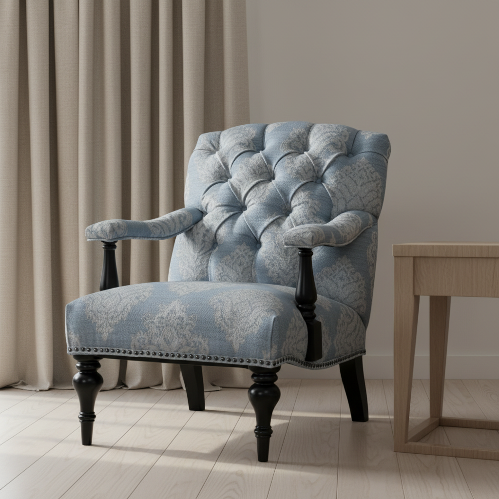 Pastel Pattern Accent Chair