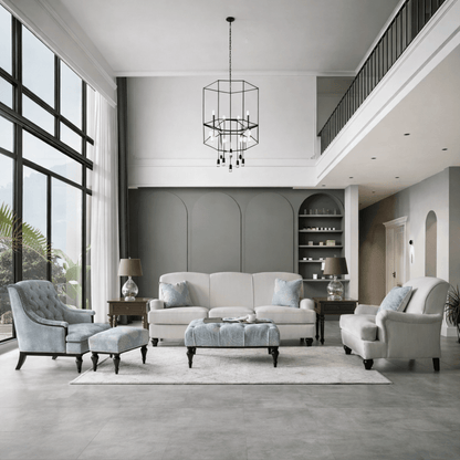 Pastel Pattern Sofa (215cm)
