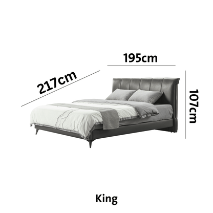 Starlit Sleeper Grey King Bed x W196