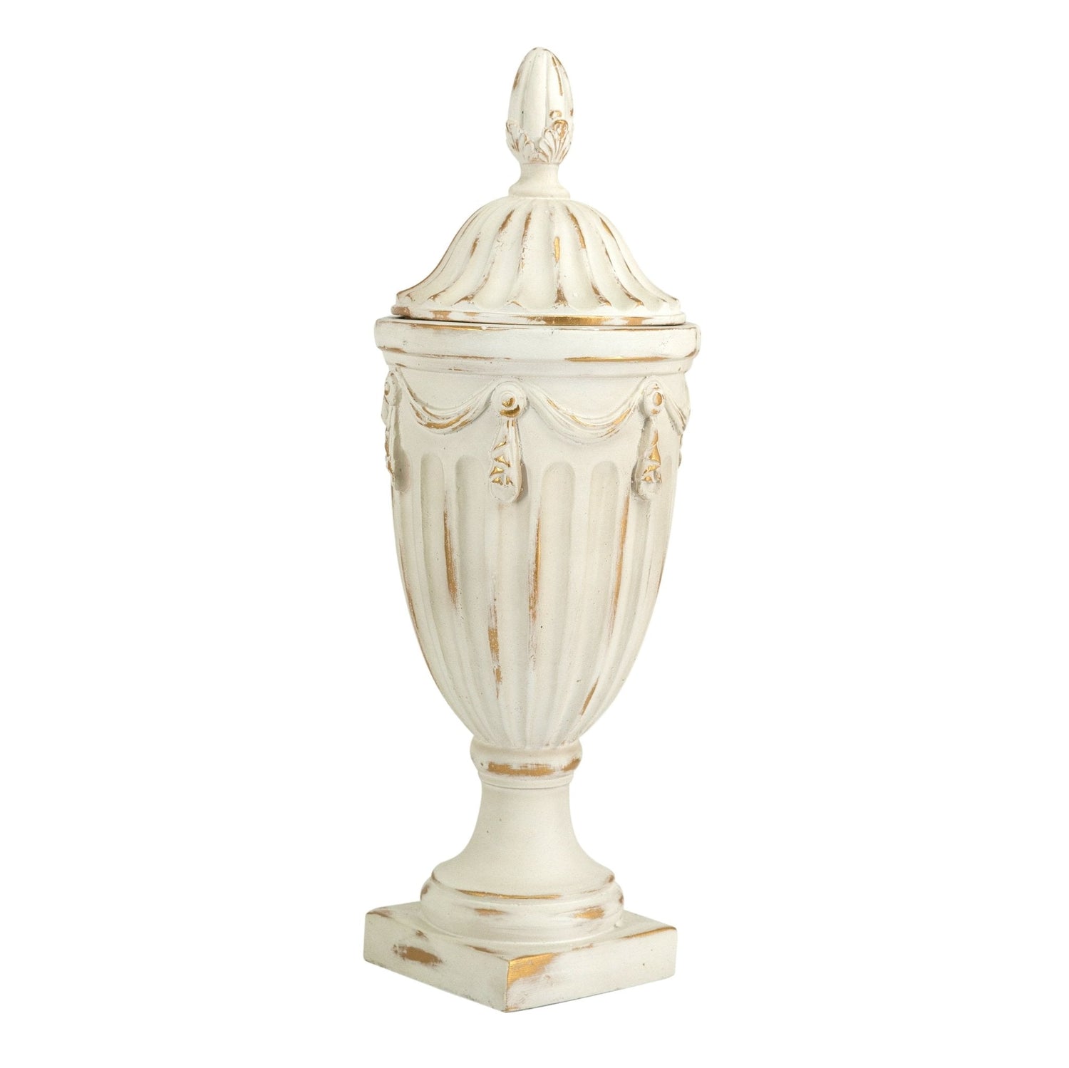 Pedestal Vase with Lid