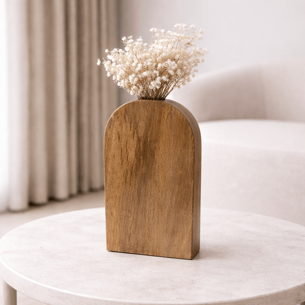 Pine Wood Vase