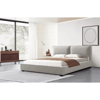 Plush Palace Grey King Bed (King/Queen)
