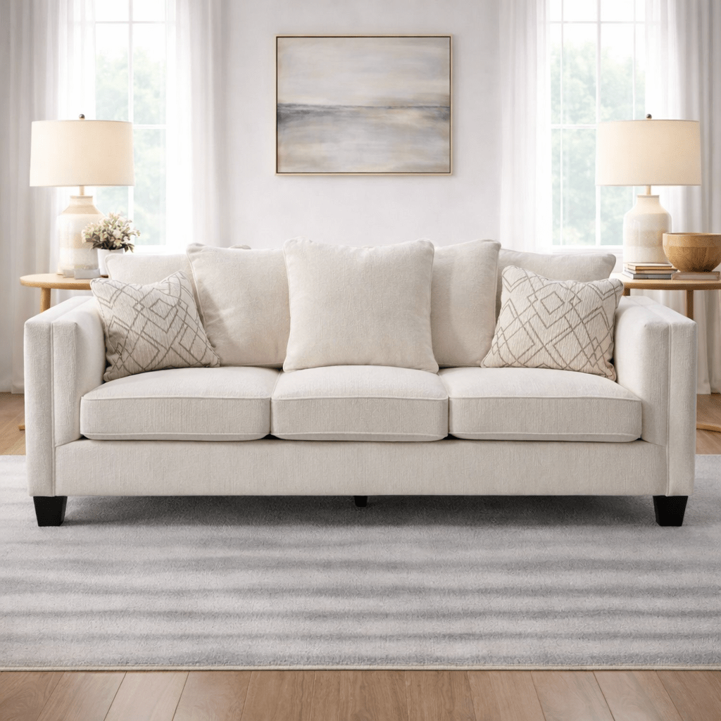 Plush Paradise Beige Sofa W219