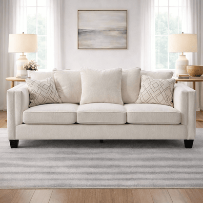 Plush Paradise Beige Sofa W219