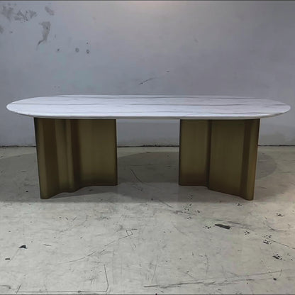 Oval Marble Dining Table