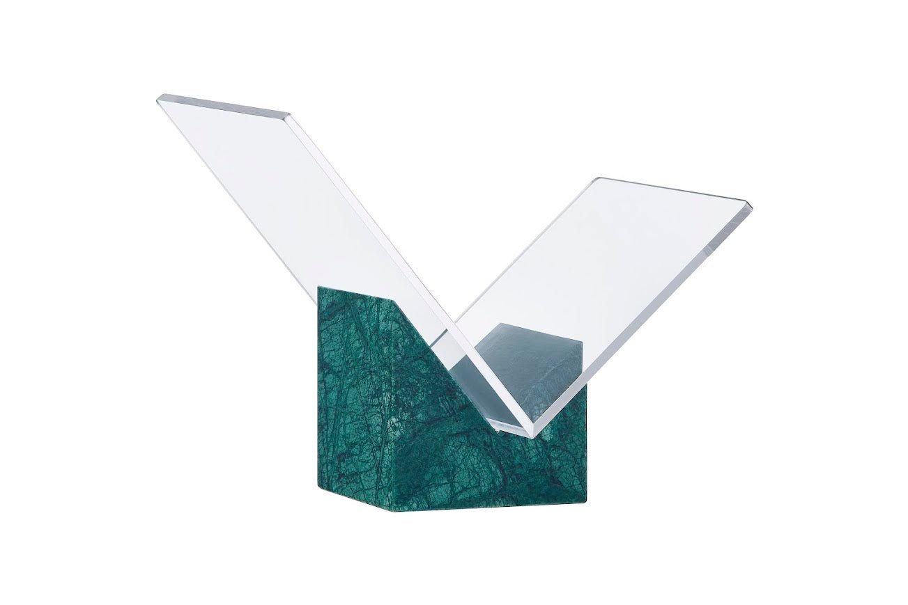 Pristine Book holder with Green marble Base