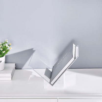 Pristine Book holder with White marble Base