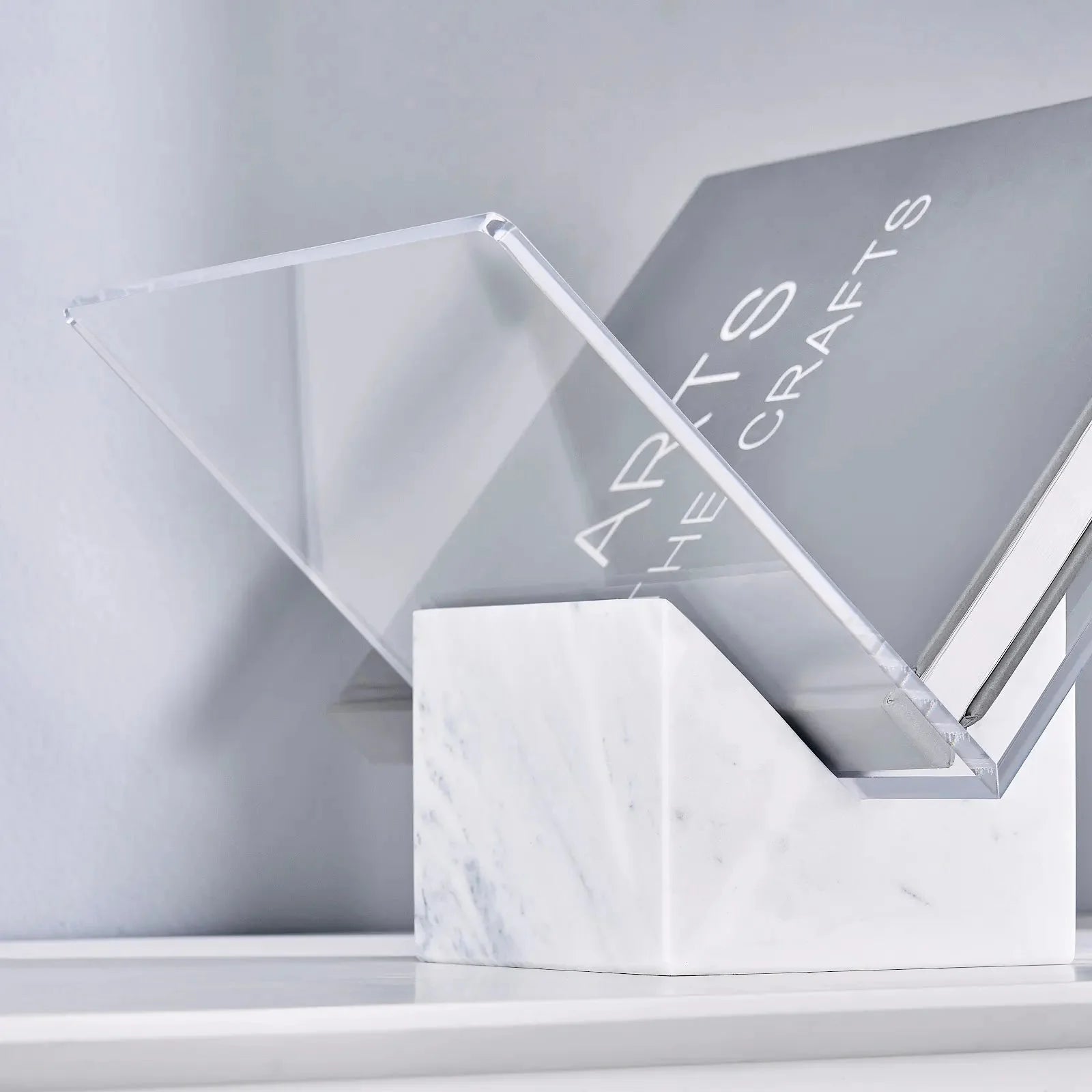 Pristine Book holder with White marble Base
