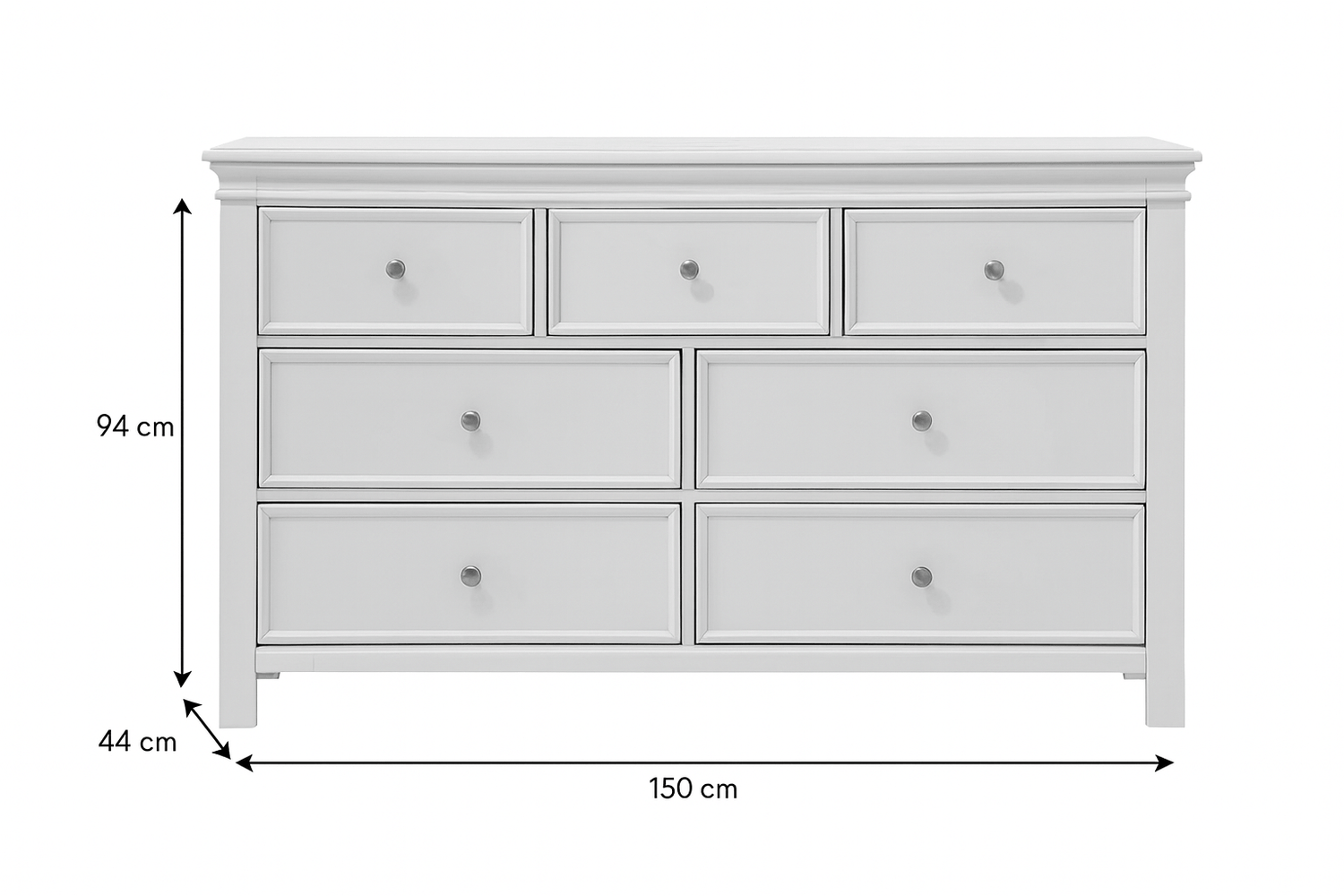 Provence White Wood Dresser
