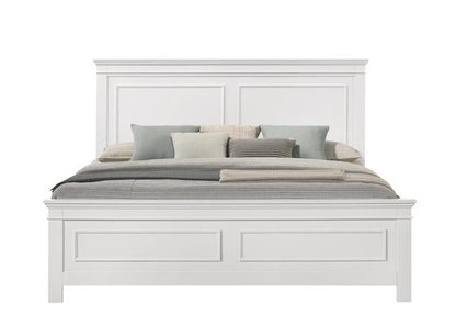 Provence White Wood King bed