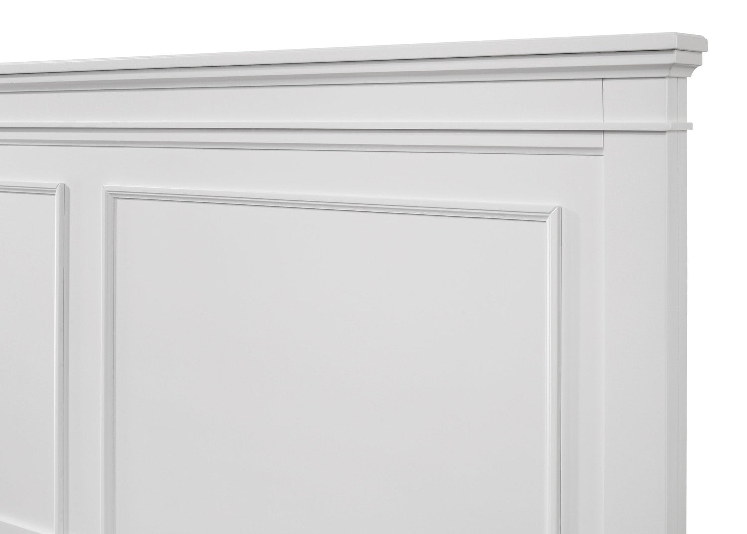 Provence White Wood King bed