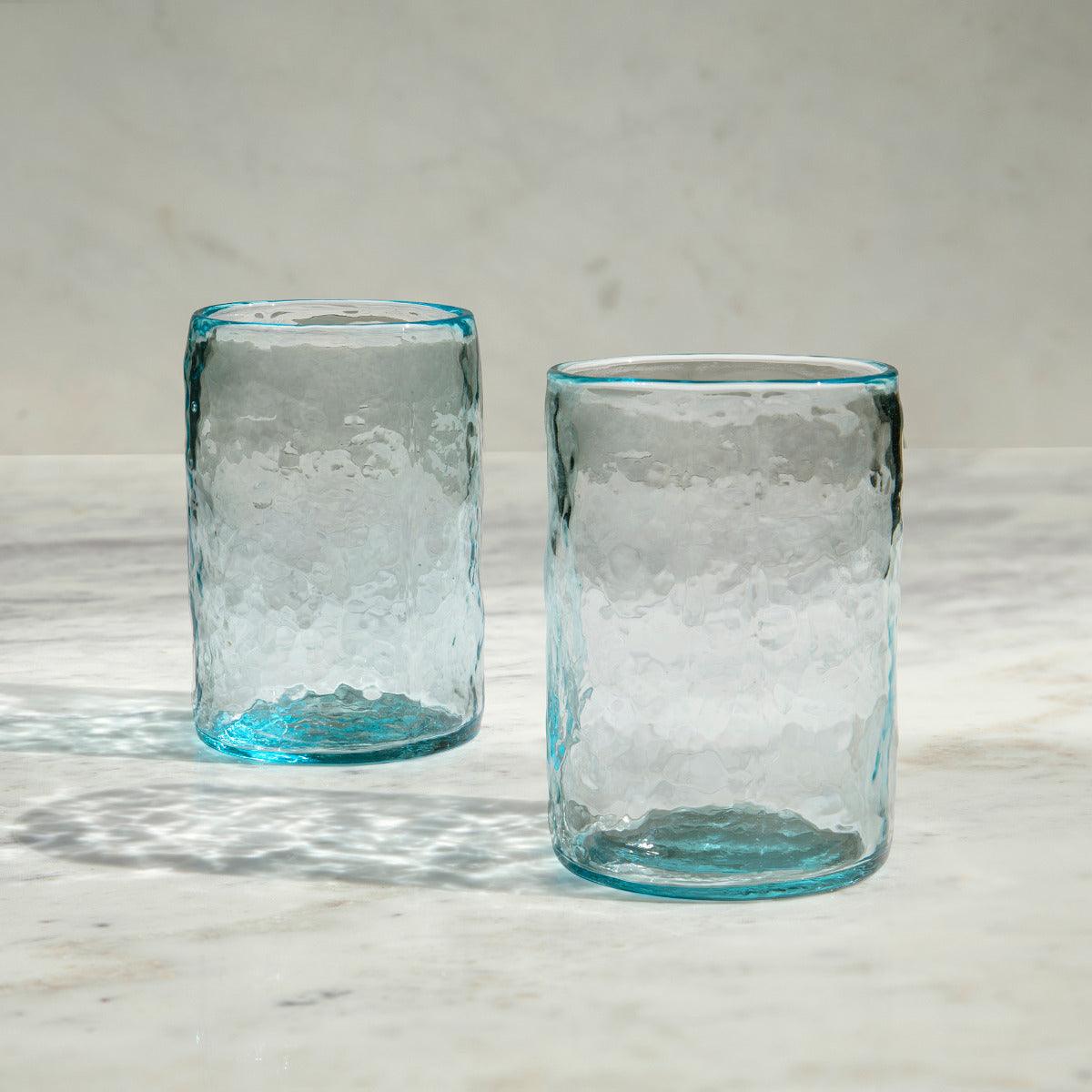 Quoise Glass Tumbler Set of 2 (Cylinderical)